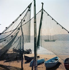 Fishing Boats, Mexico, Estate Edition, Mid-Century Modern Photograph