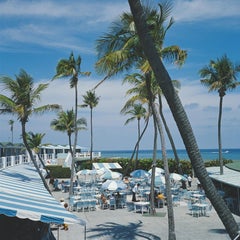Palms Slim Aarons: Nachlass-Druck, gestempelt