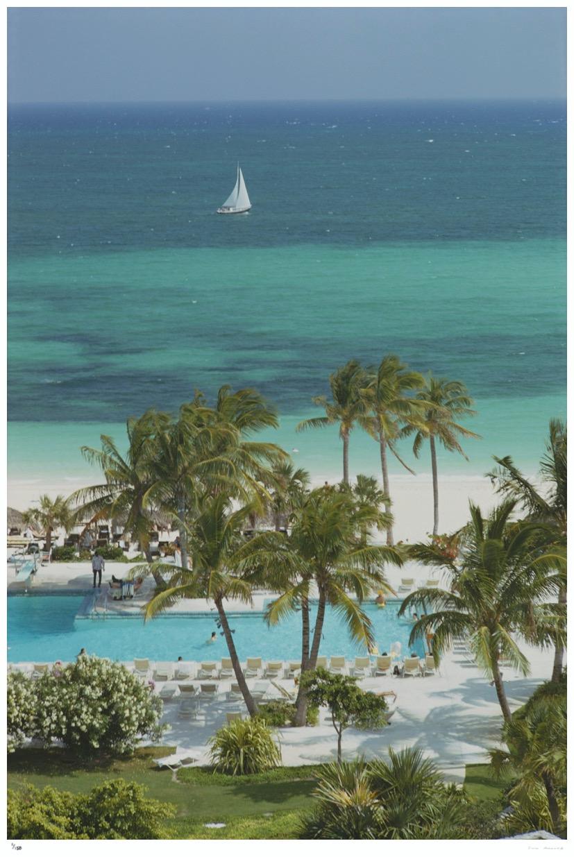 Freeport Beach 1969 - Slim Aarons Estate Stamped