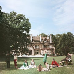 Vintage 'French Stately Home' (1956) - Slim Aarons Limited Edition Estate Stamped Print