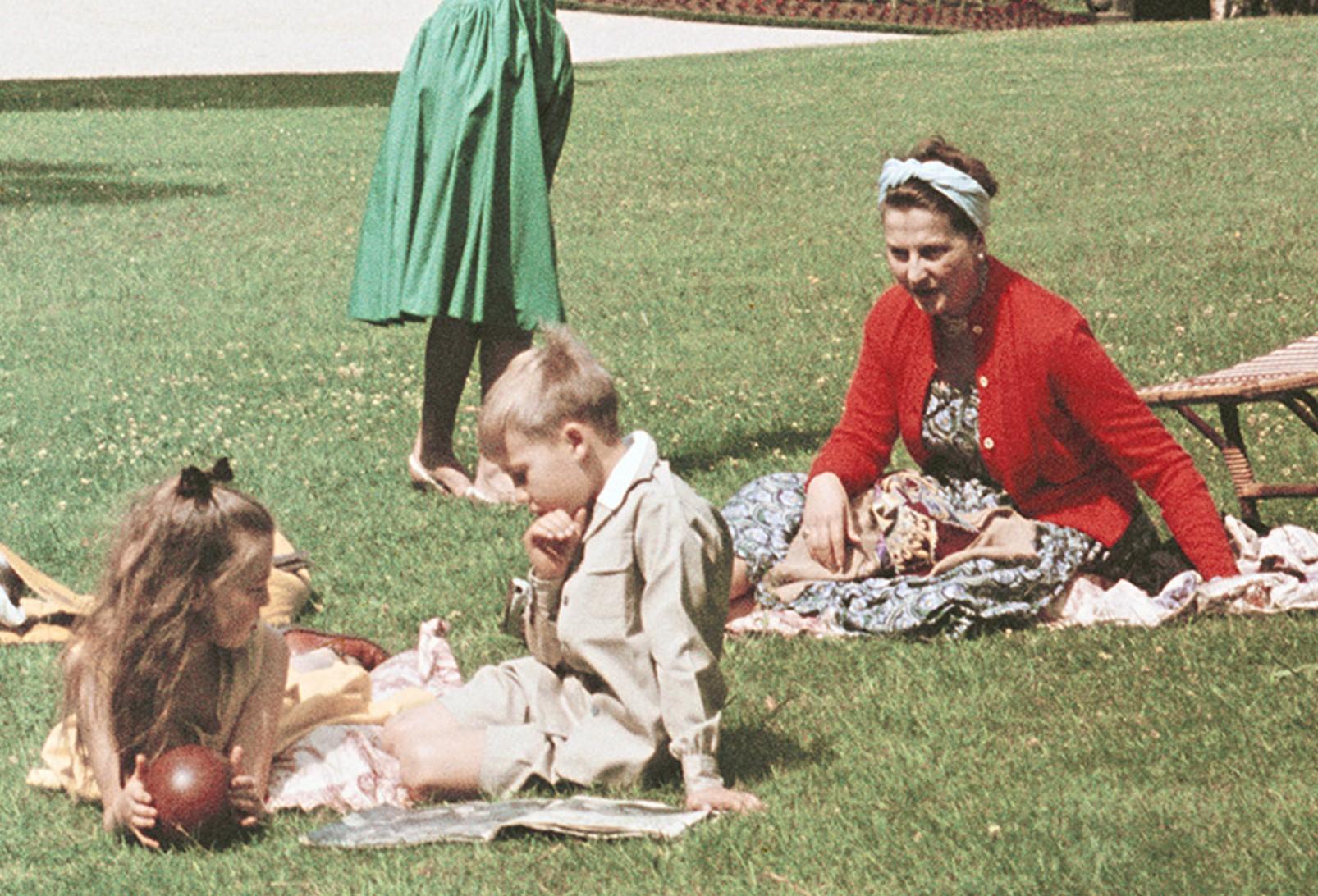 Casa señorial francesa, 1956 - Paisaje rural del castillo francés de Versalles en venta 1