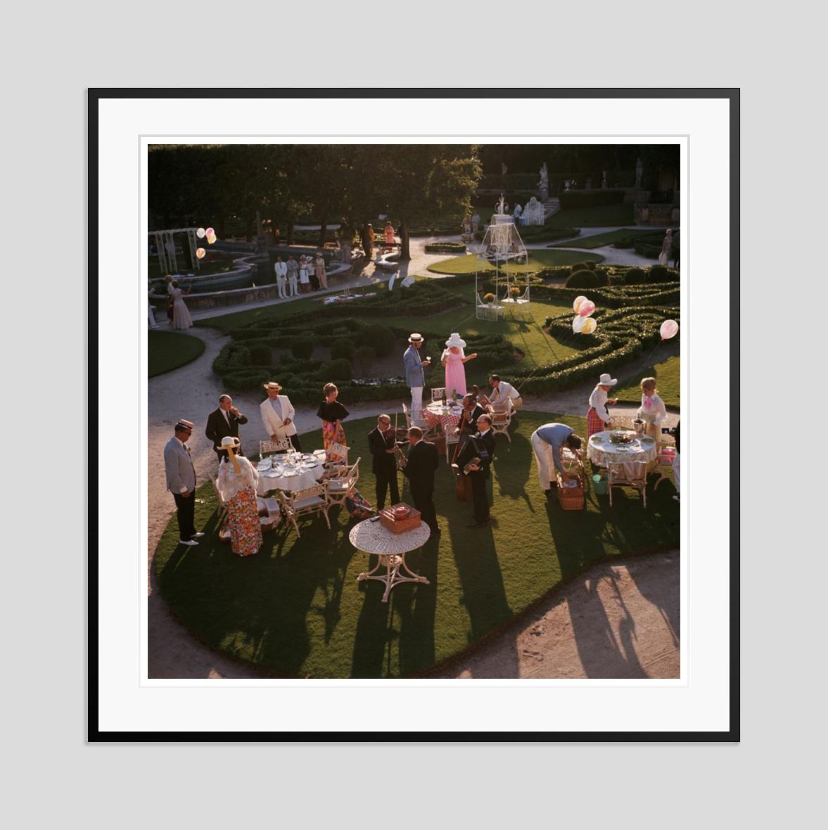 Garden Party 1970 Slim Aarons Estate Stamped Edition  For Sale 1