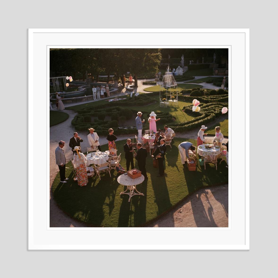 Garden Party 1970 Slim Aarons Estate Stamped Edition  For Sale 2
