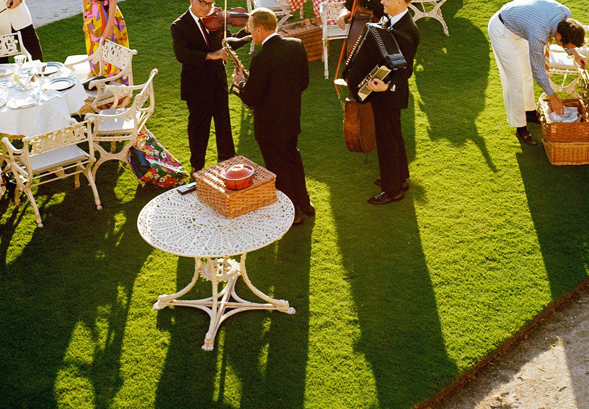 Garden Party Huge Oversize Slim Aarons Edición limitada con sello de la propiedad en venta 2