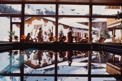 Gasthof Post Pool by Slim Aarons (Landscape Photography, Winter, Skiing)