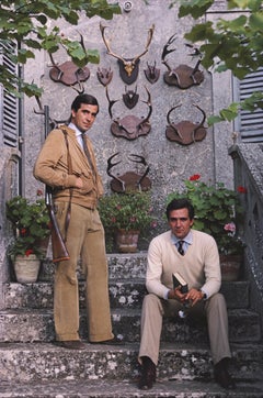 'Gioacchino And Gian Nicola Fiilippi' 1982 Slim Aarons Limited Estate Edition