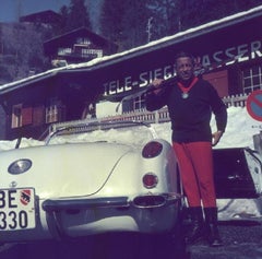 'Gstaad Skier' 1961 Slim Aarons Limited Estate Edition
