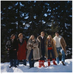 Guests At The Furstenberg Villa 1975 - Slim Aarons Estate Stamped