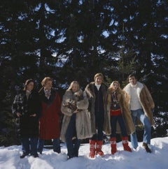 Vintage 'Guests At The Furstenberg Villa' 1975 Slim Aarons Limited Estate Edition