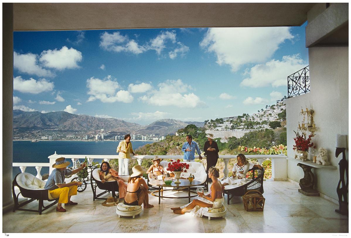 Invités à la Villa Nirvana 1978 - Le domaine de Slim Aarons estampillé