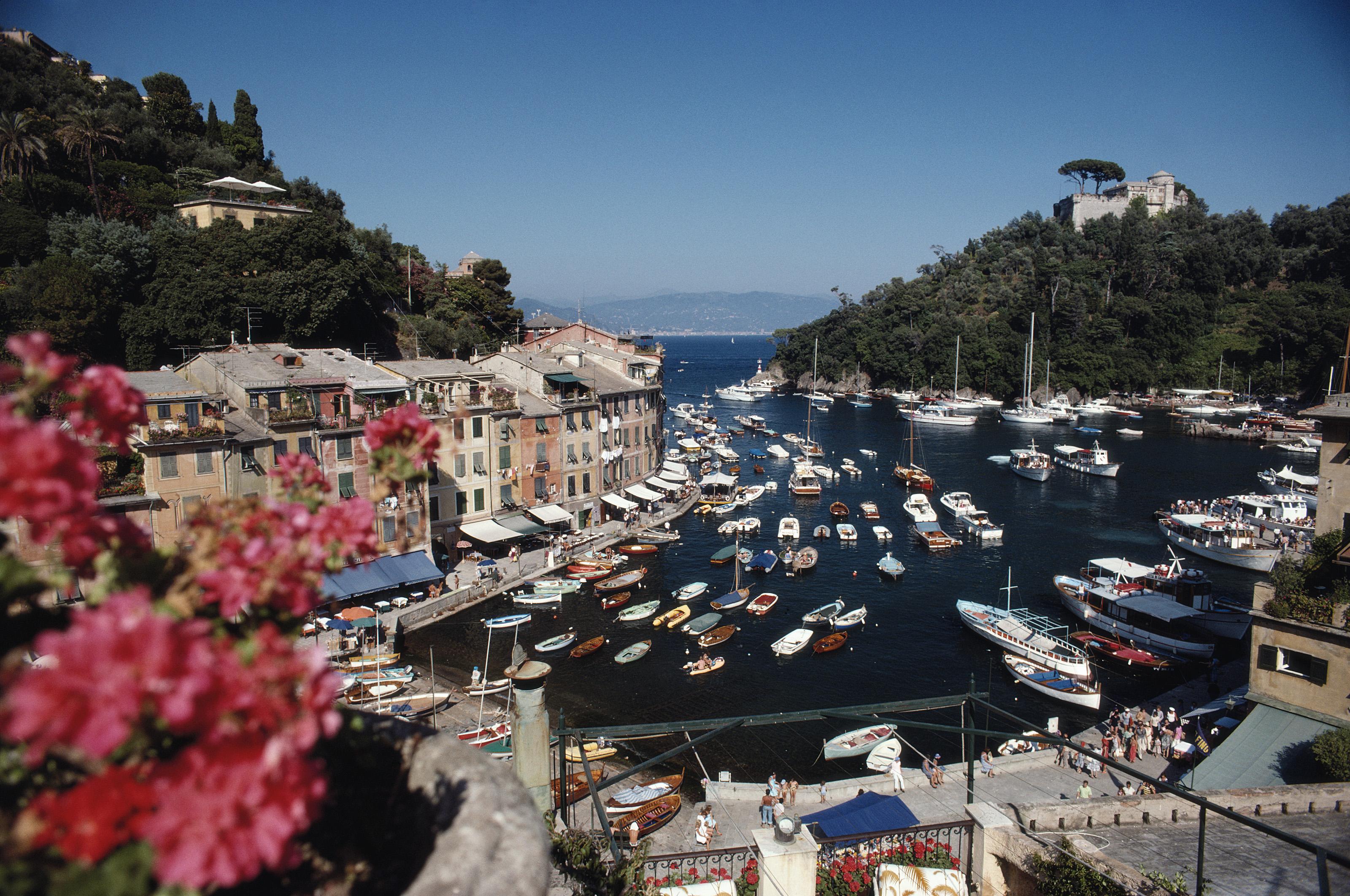« Harbour Area, Portofino », 1977, Slim Aarons, édition limitée de la succession
