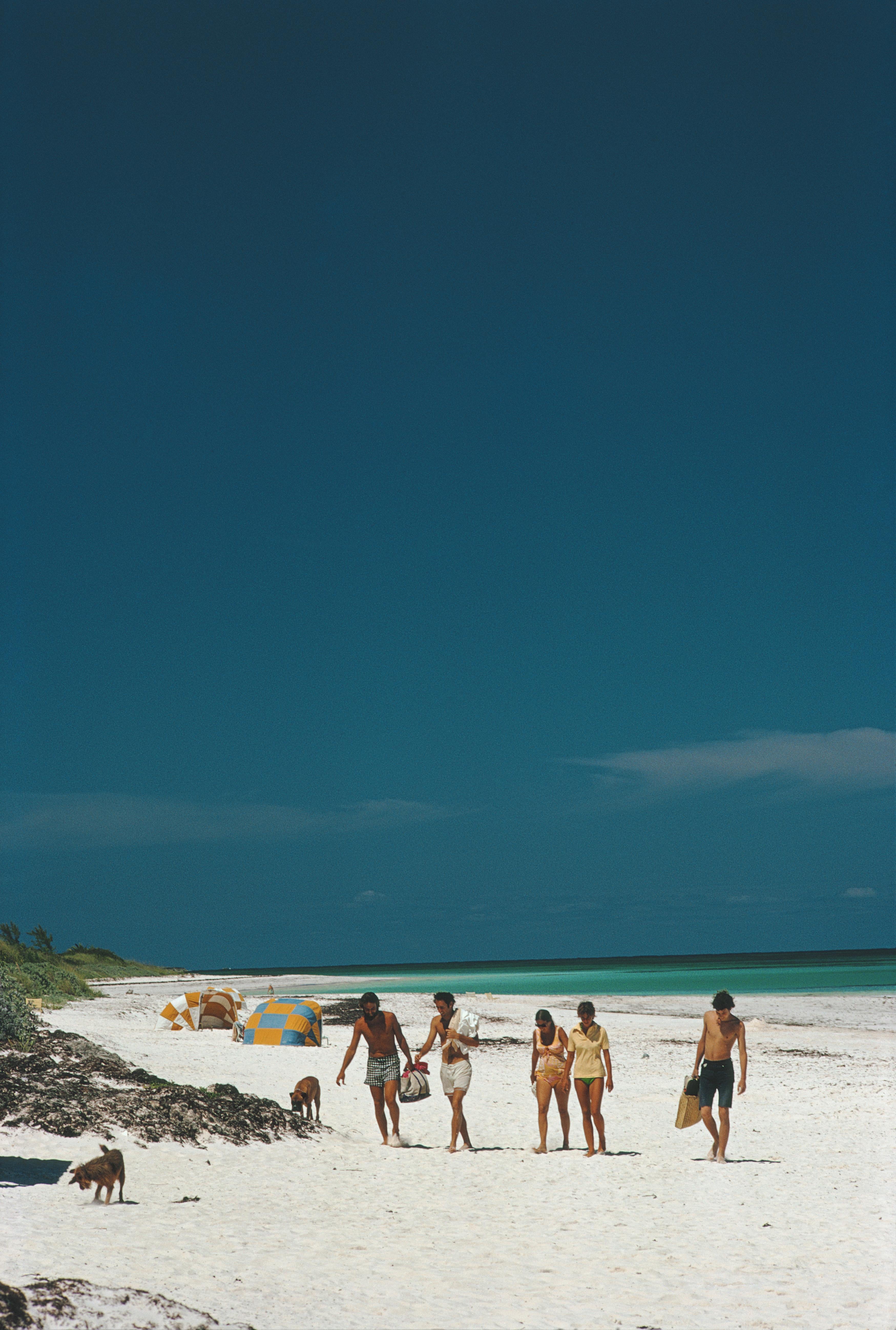 Slim Aarons Figurative Photograph - Harbour Isle Beach