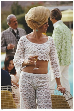 Helen Dzo Dzo Kaptur 1970 - Slim Aarons Estate Stamped
