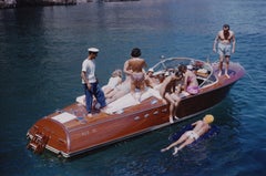 Vintage Holiday in Capri by Slim Aarons (Seascape Photography, Nude Photography)