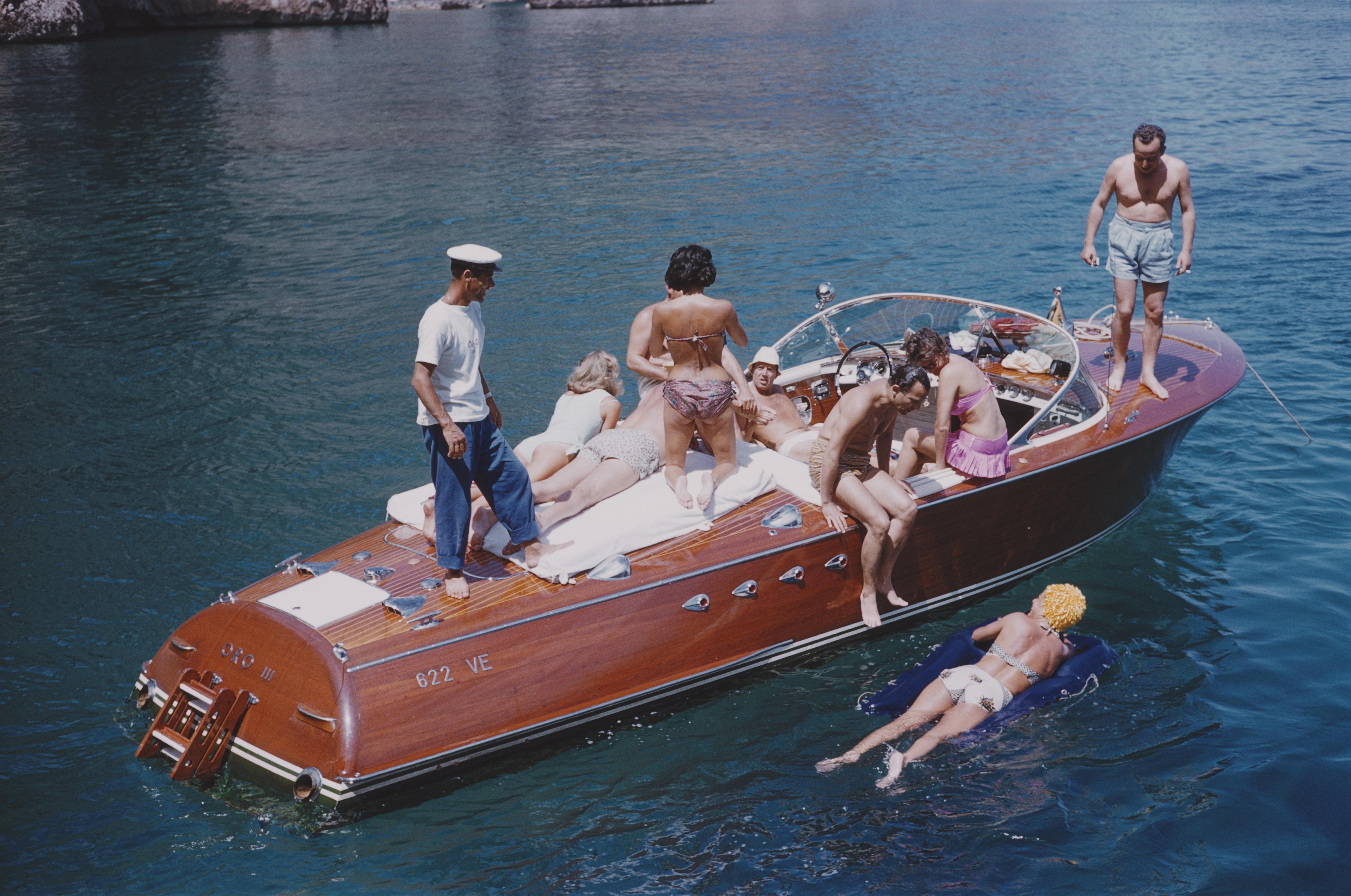 Holiday In Capri, Slim Aarons Estate Edition, Mid-Century Modern Photograph