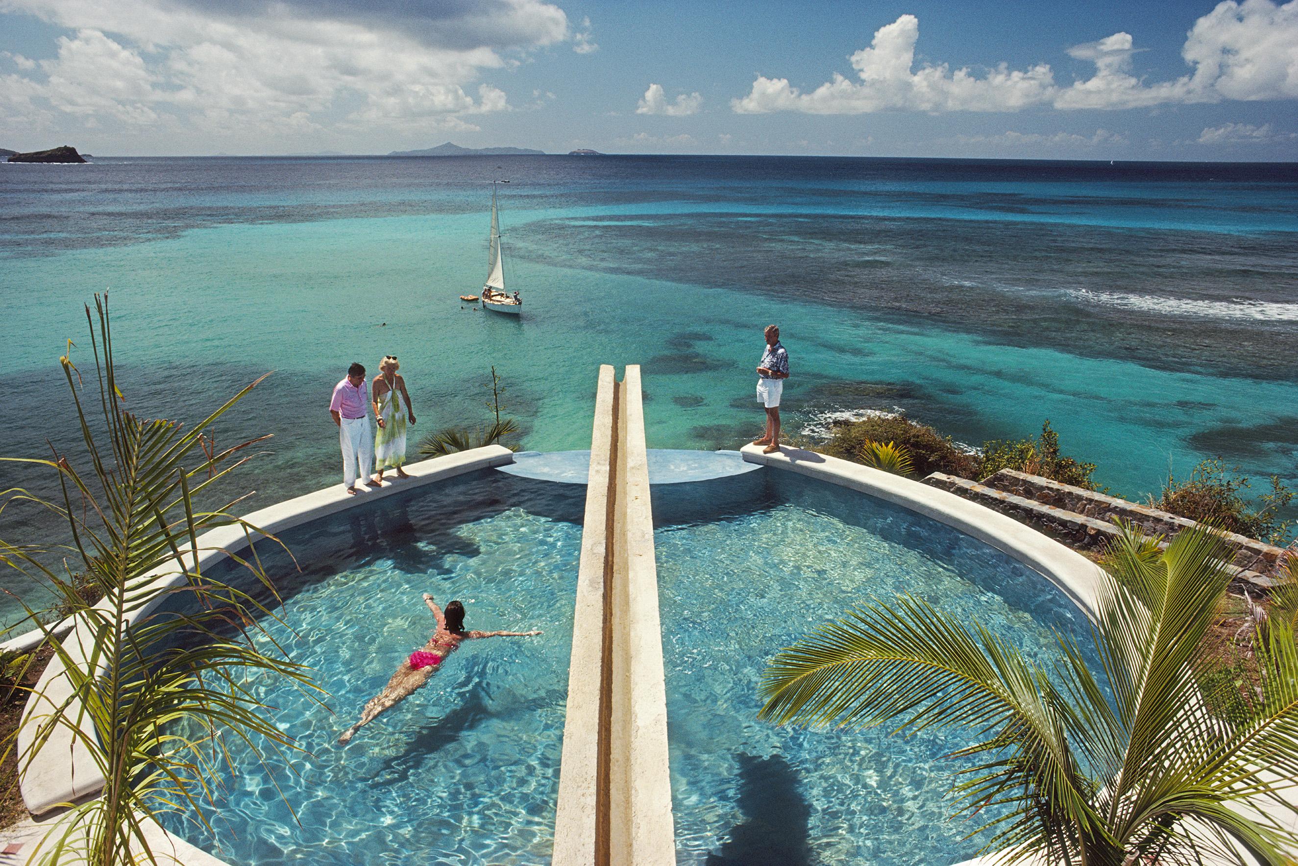Urlaub auf Mustique, Nachlassausgabe, Fotografie aus der Mitte des Jahrhunderts