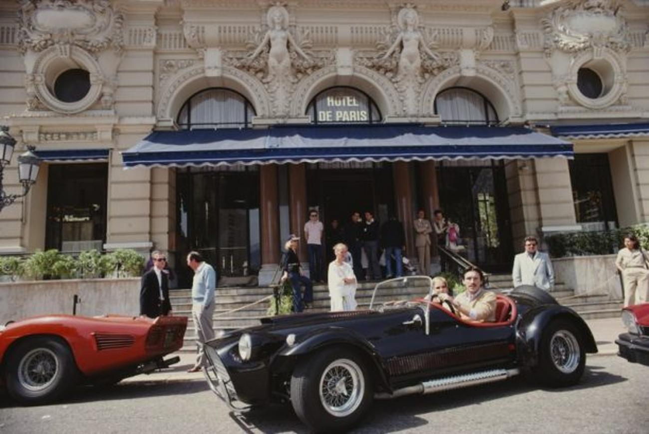 Hotel De Paris In Monaco 
1977
by Slim Aarons

Slim Aarons Limited Estate Edition

The entrance to the Hotel de Paris in Monte Carlo, Monaco, June 1977

unframed
c type print
printed 2023
20 x 24"  - paper size

Limited to 150 prints only –