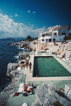 Hotel du Cap Eden-Roc 1976 Slim Aarons Nachlass, gestempelte Auflage