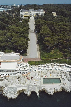 Vista del Hotel du Cap, Eden Roc - Edición Limitada Estampada Digital Tipo C