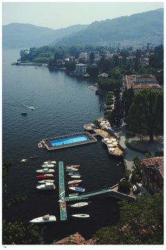 Hotel On Lake Como 1983 - Slim Aarons Estate Stamped