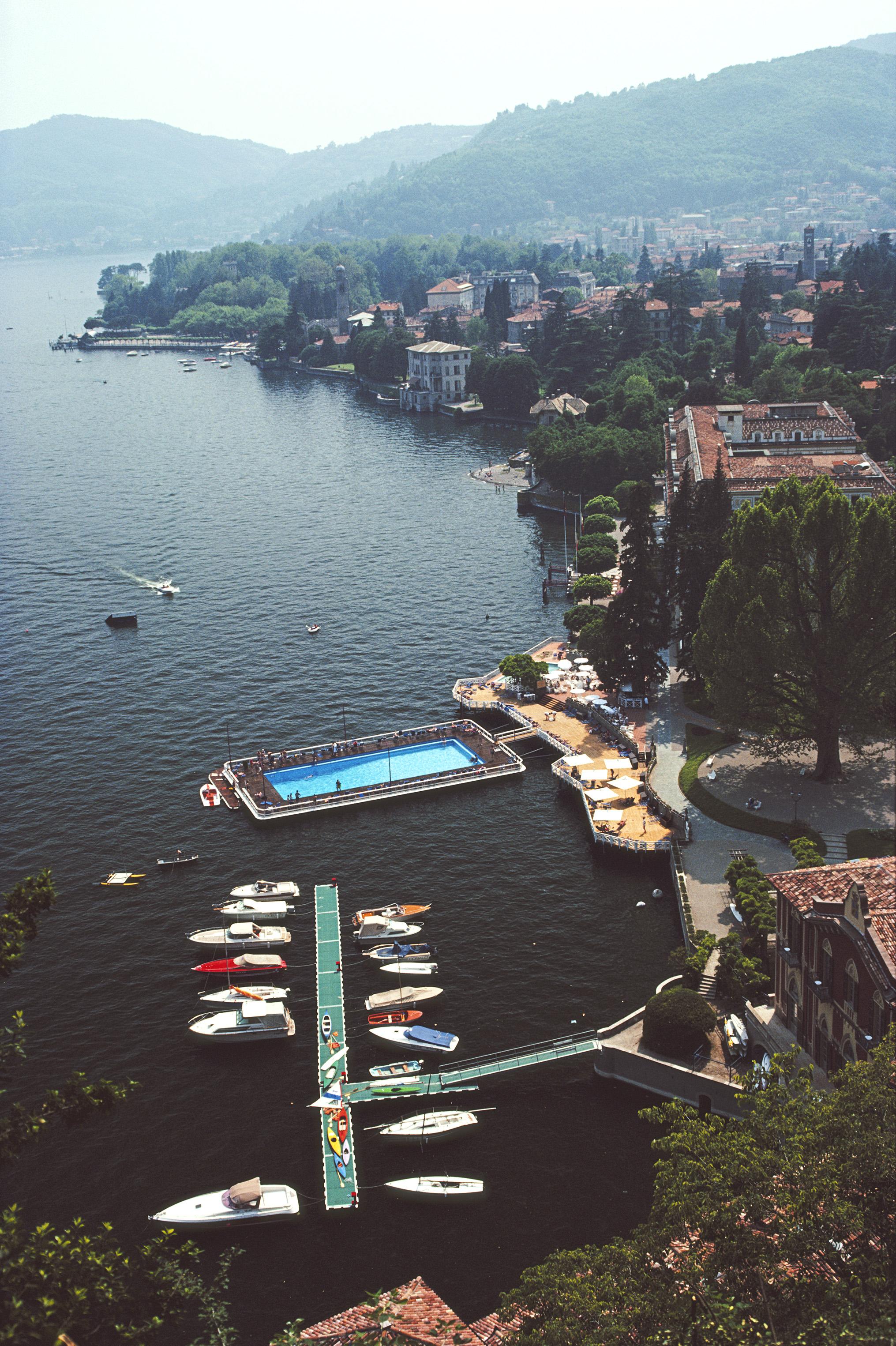 Slim Aarons Color Photograph - Hotel on Lake Como, Estate Edition
