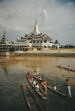 Retro 'Hpaung Daw U Pagoda' 1971 Slim Aarons Limited Estate Edition