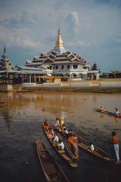Hpaung Daw U Pagoda Slim Aarons Estate Stamped Print