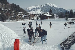 Ice Hockey - Slim Aarons, 20th century, Photography, Fine Art, Sports, Winter