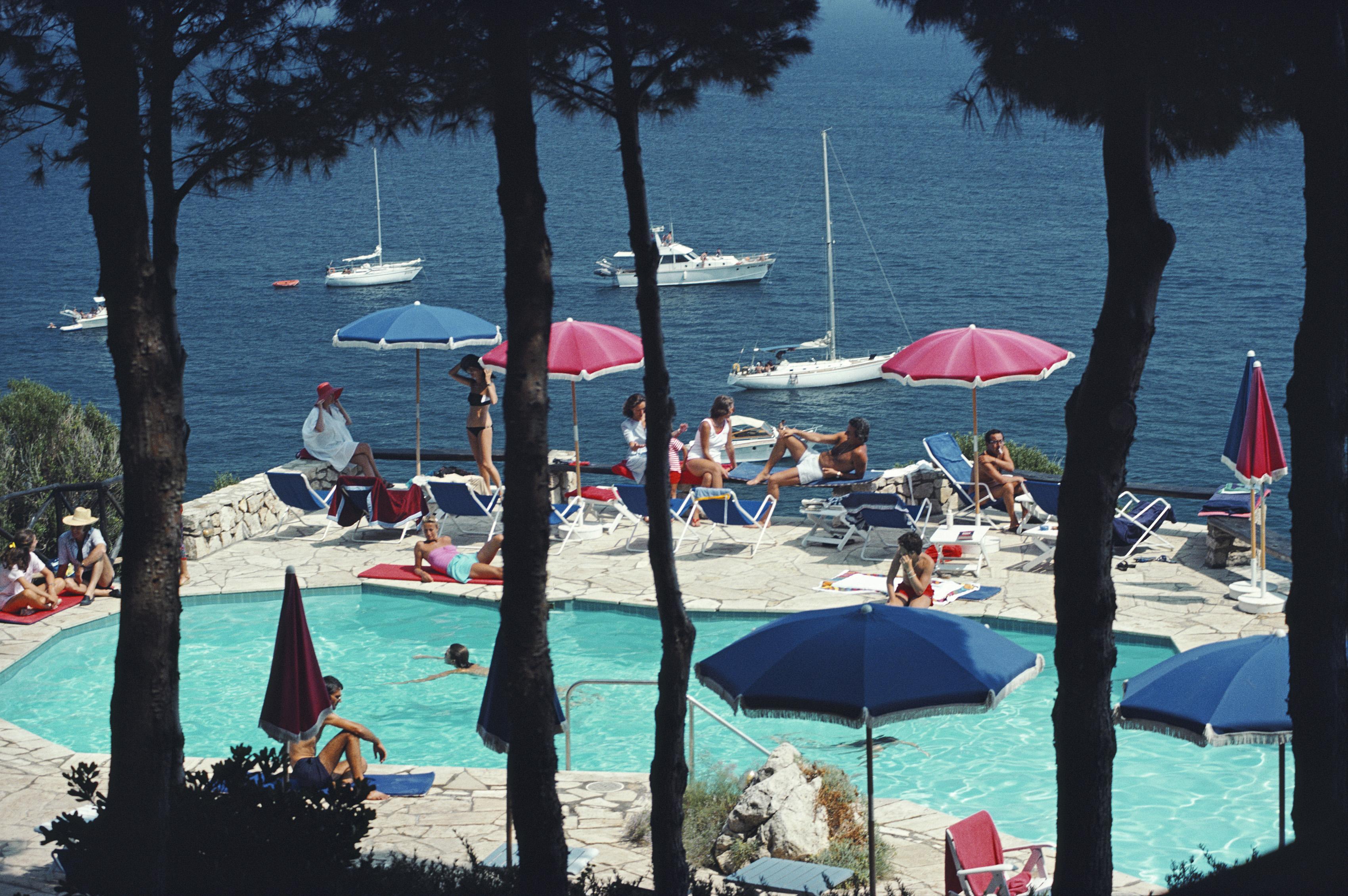 Slim Aarons Landscape Photograph - II Pellicano Hotel, Estate Edition