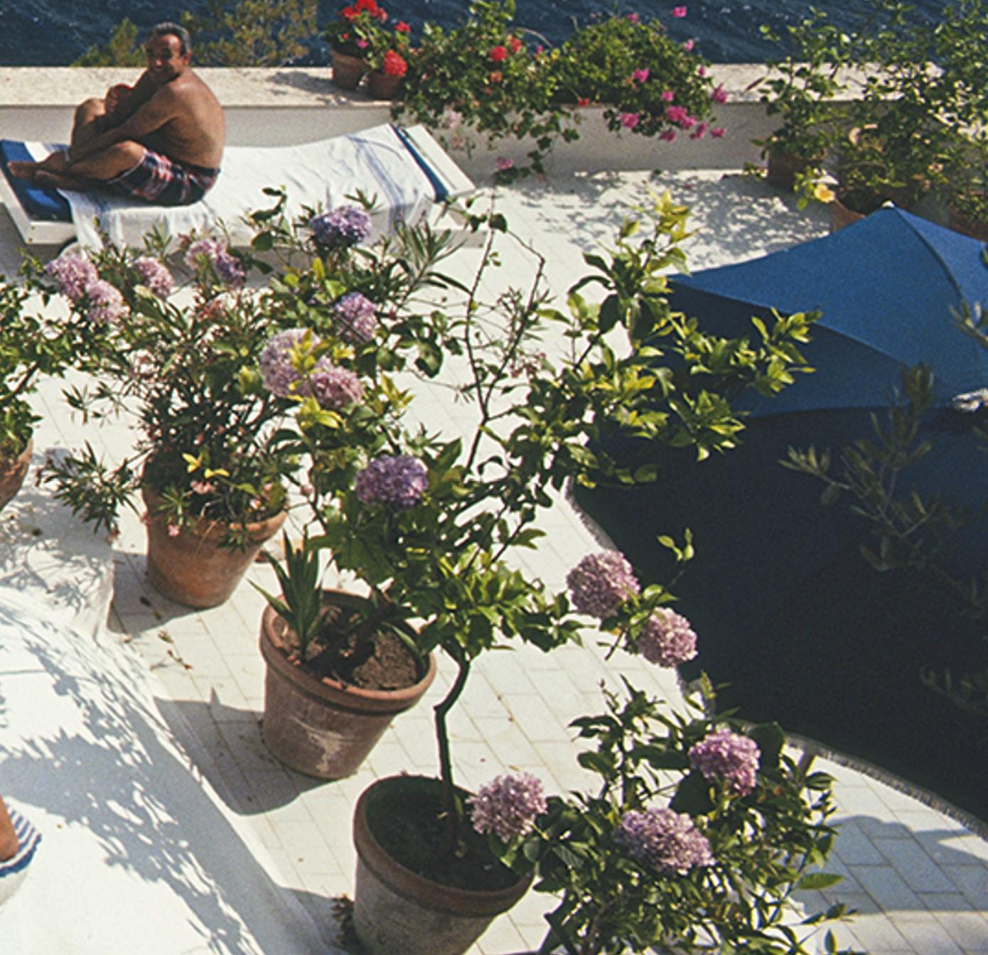 Il Canille, 1980 - Capri Landscape Photography Faraglioni Rocks Blue Horizon For Sale 2