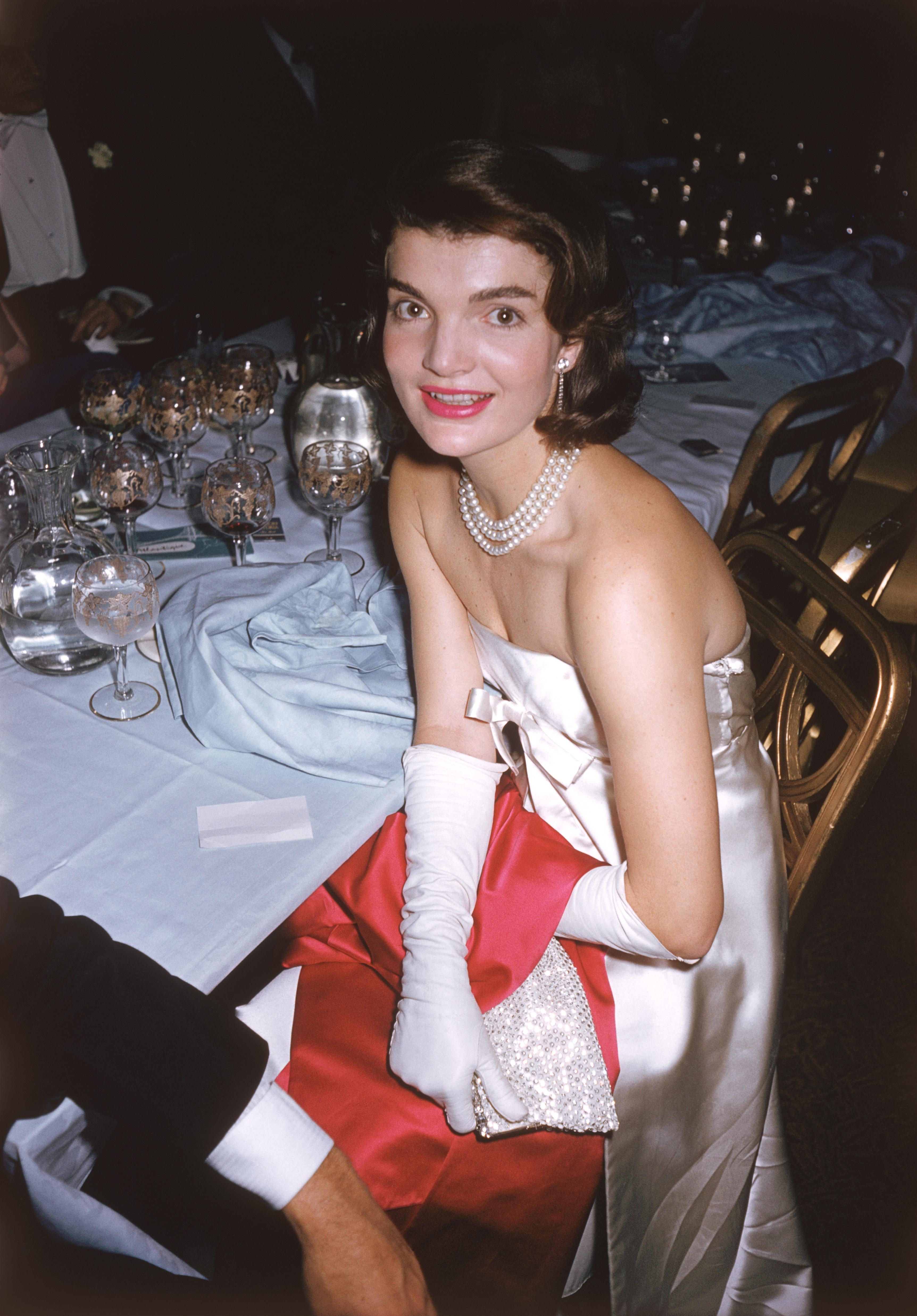 Jackie K, Estate Edition, Portrait Photograph, Classic Pearls Jacqueline Kennedy