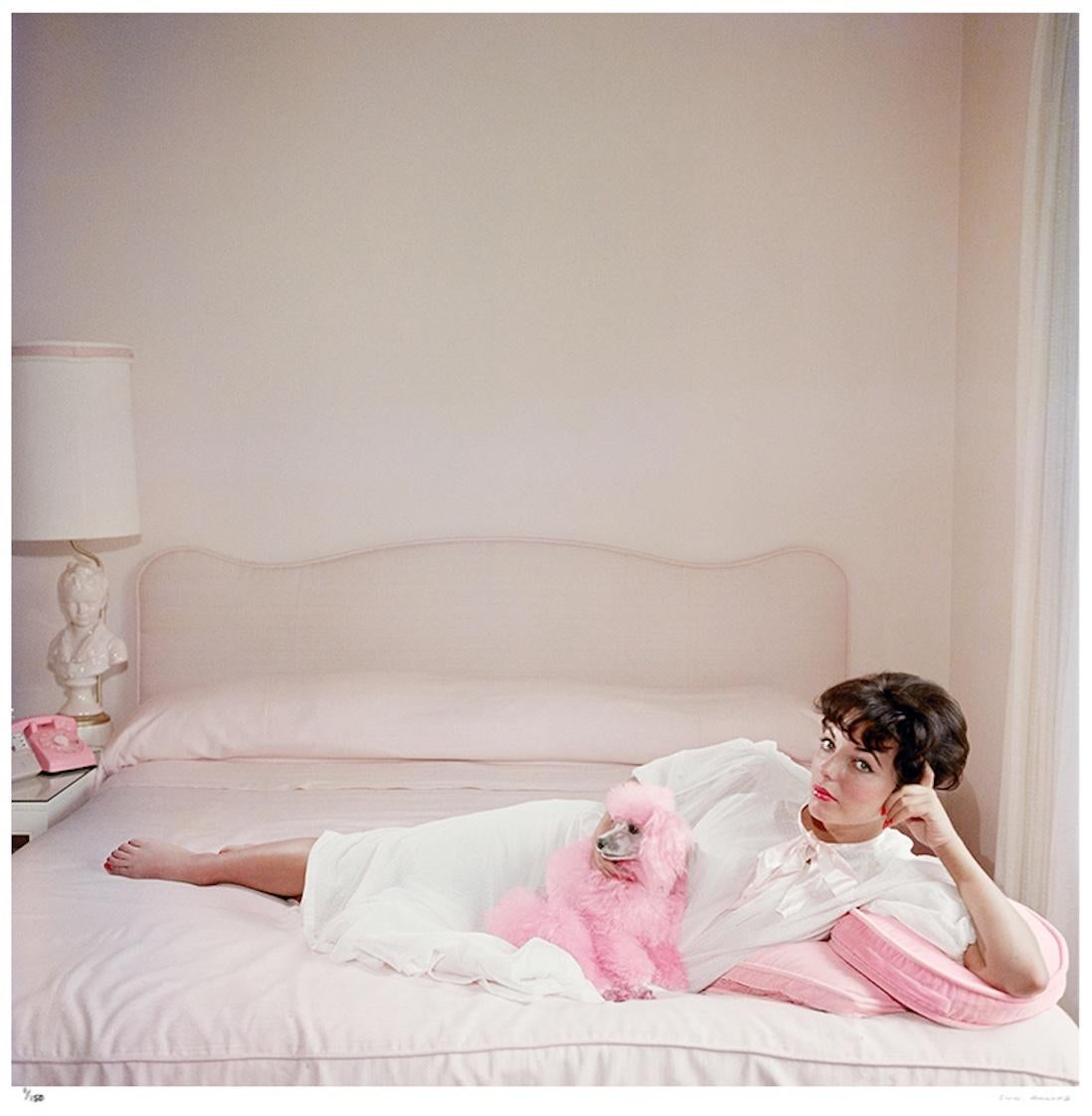 Joan Collins se détend 1955 - Slim Aarons Estate Stamped