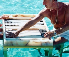 Keep Your Cool by Slim Aarons - Signed 16" x 20" Estate Stamped C-Type Print