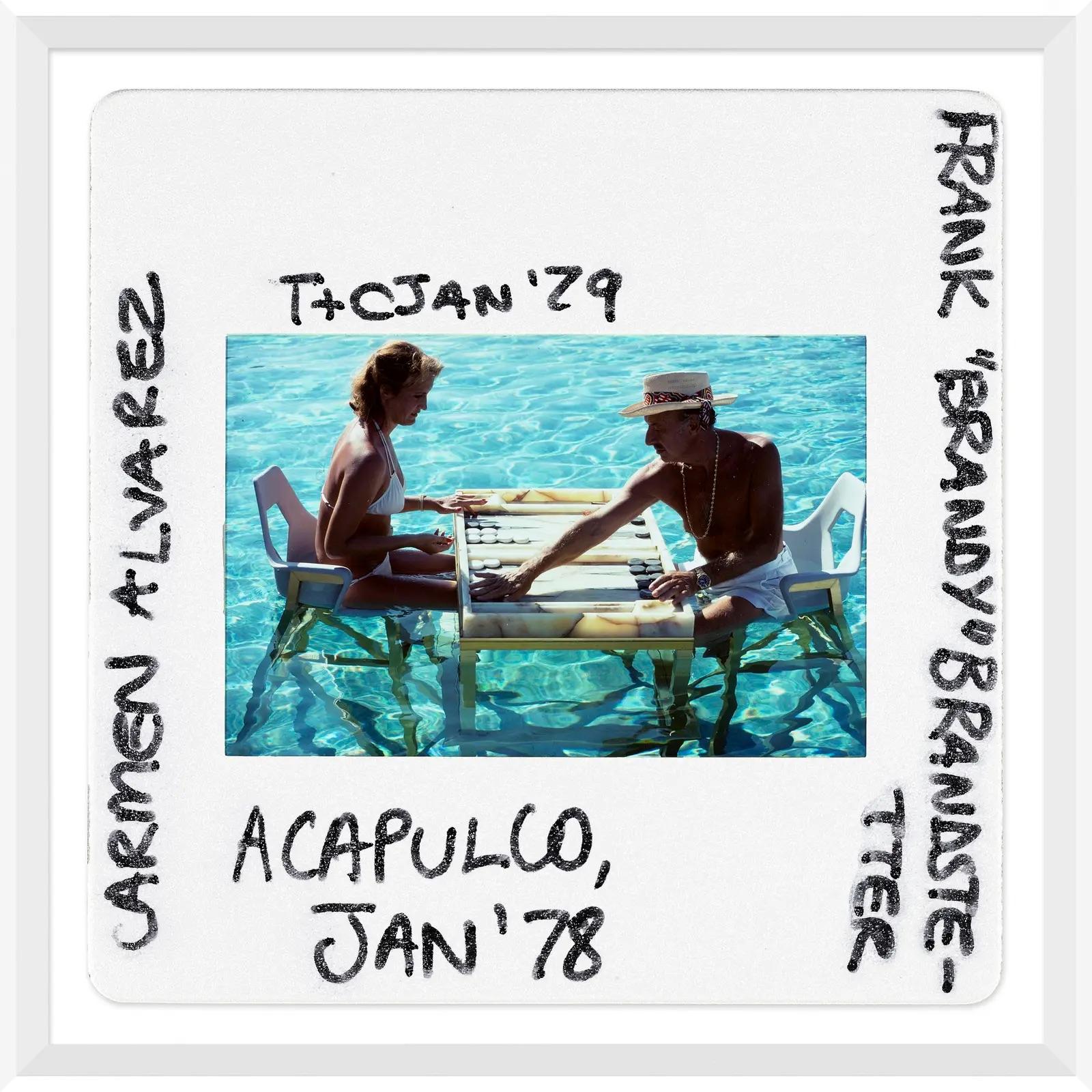 Keep Your Cool Slide Print, Acapulco - Realist Photograph by Slim Aarons