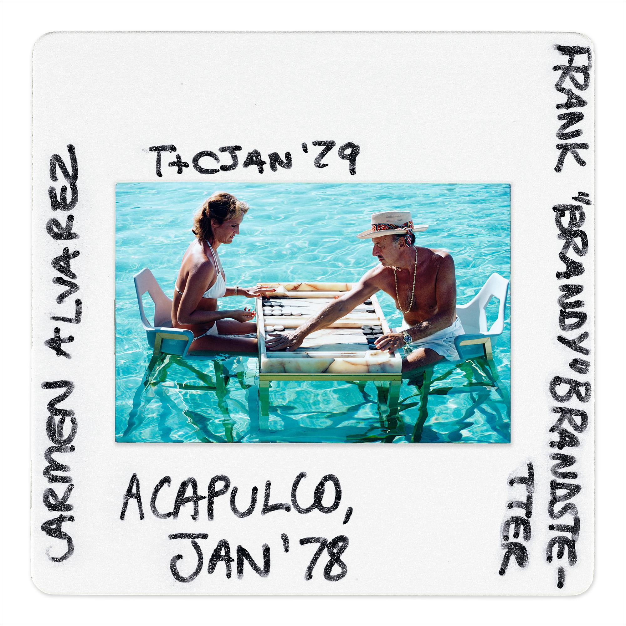 Slim Aarons Landscape Photograph - Keep Your Cool Slide Print, Acapulco