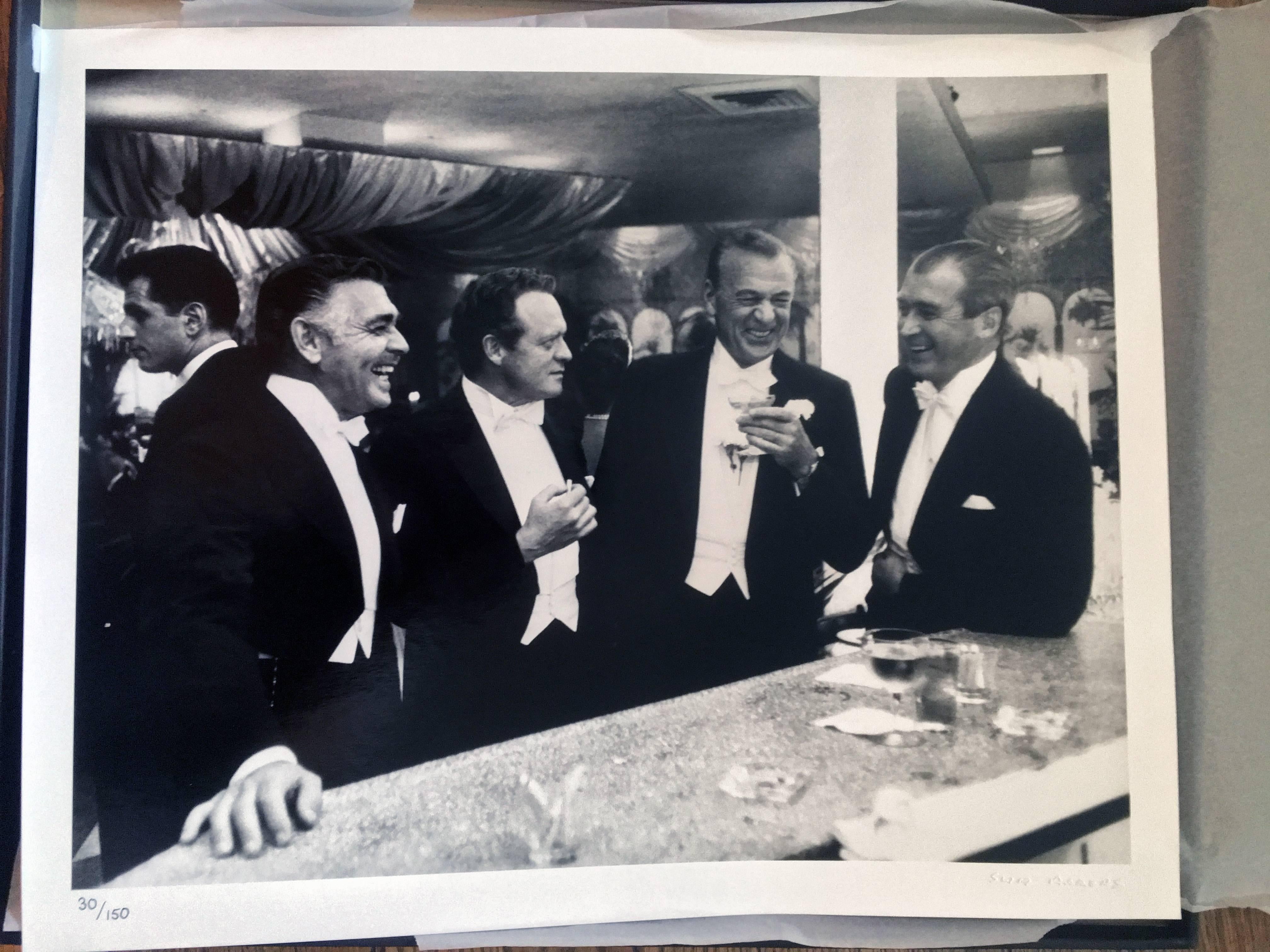 Kings of Hollywood (Clark Gable, Gary Cooper, James Stewart, Van Heflin) - Photograph by Slim Aarons