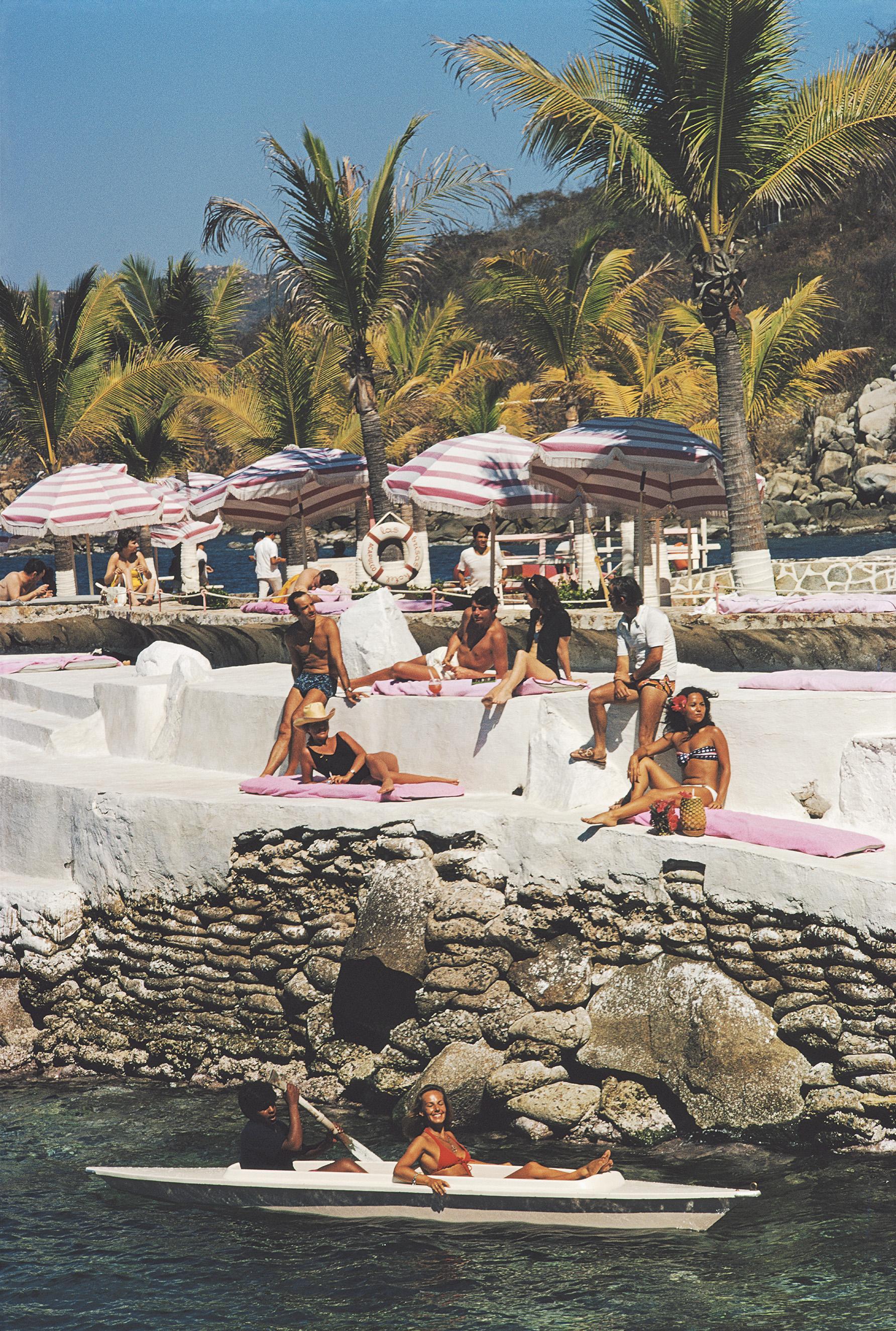 Slim Aarons Figurative Photograph - La Concha Clientele