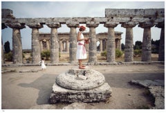 Laura Hawk In Paestum 1984 - Slim Aarons Estate Stamped