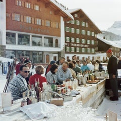 Lech Ice Bar 1960 Slim Aarons Estate Stamped Edition 