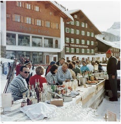 Lech Ice Bar 1960 - Slim Aarons Estate Stamped