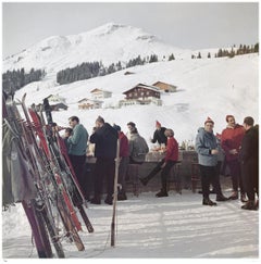 Lech Ice Bar 1960 - Slim Aarons Estate Stamped