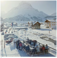 'Lech Ice Bar' 1960 Slim Aarons Stampa d'archivio con timbro a tiratura limitata