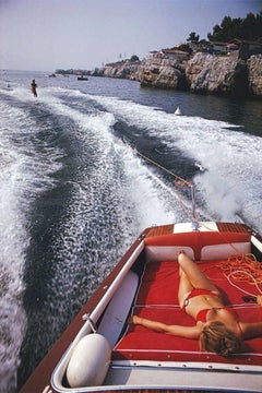 Slim Aarons, Leisures in Antibes. C-print, Estate Stamped Limited Edition of 150