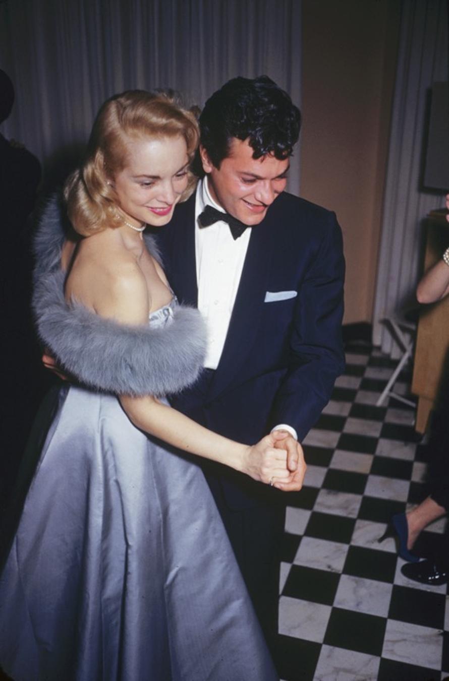 Let’s Dance 
1954
by Slim Aarons

Slim Aarons Limited Estate Edition

Film stars Tony Curtis (Bernard Schwarz) and his wife Janet Leigh (Jeanette Morrison) enjoying a dance at a Beverly Hills party held at James Mason’s home. 

unframed
c type