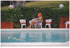 Lounging In Bermuda 1969 - Slim Aarons Estate Stamped