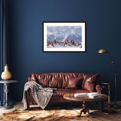 Lounging in Verbier, Swiss Alps, Estate Edition, Landscape Photograph Mountains
