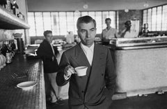 Lucky Luciano, 1950s - American Italian Mafia Mafioso Black and White Portrait