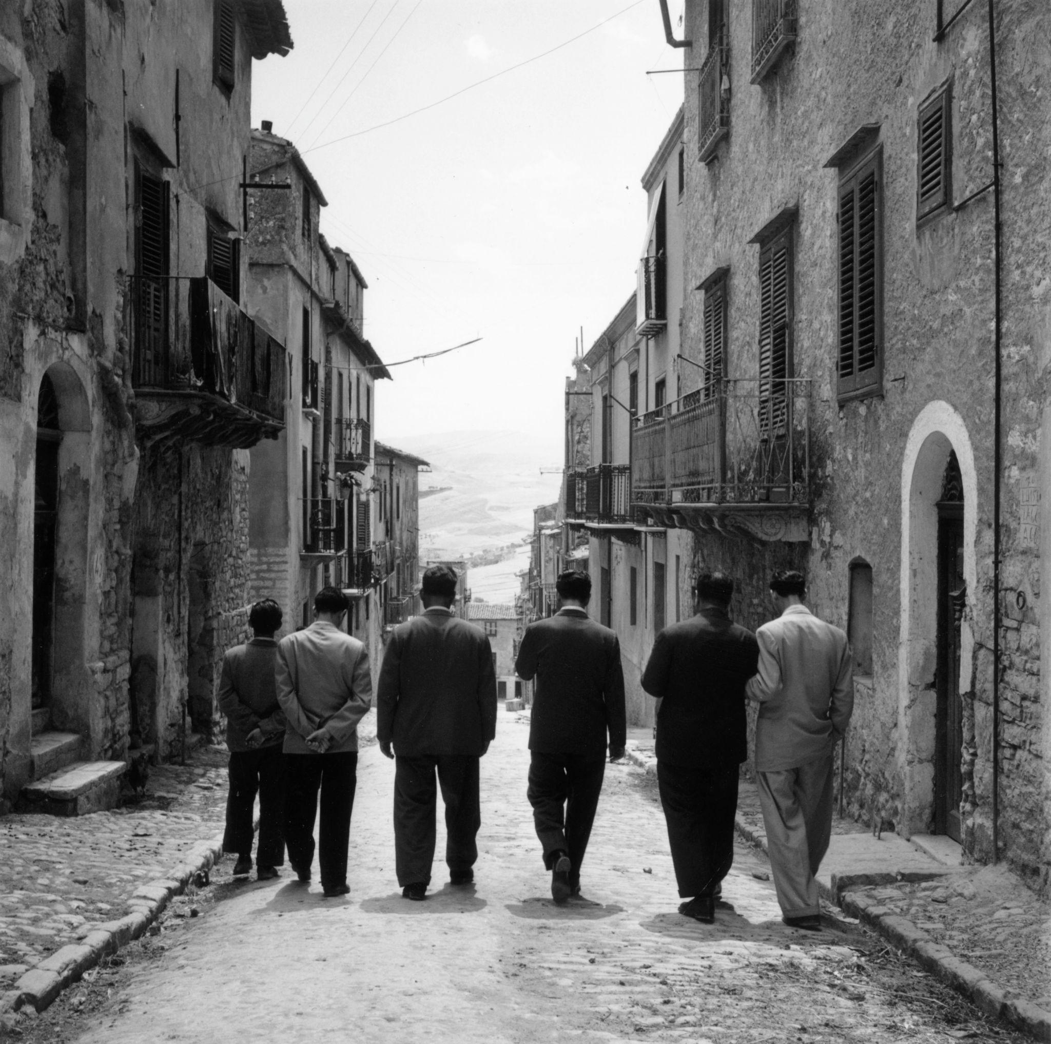 Slim Aarons Black and White Photograph - Lucky Luciano