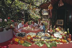 'Lunch At La Pigna' 1980 Slim Aarons Limited Estate Edition