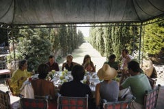 Lunch With Lili Slim Aarons Estate Stamped Print